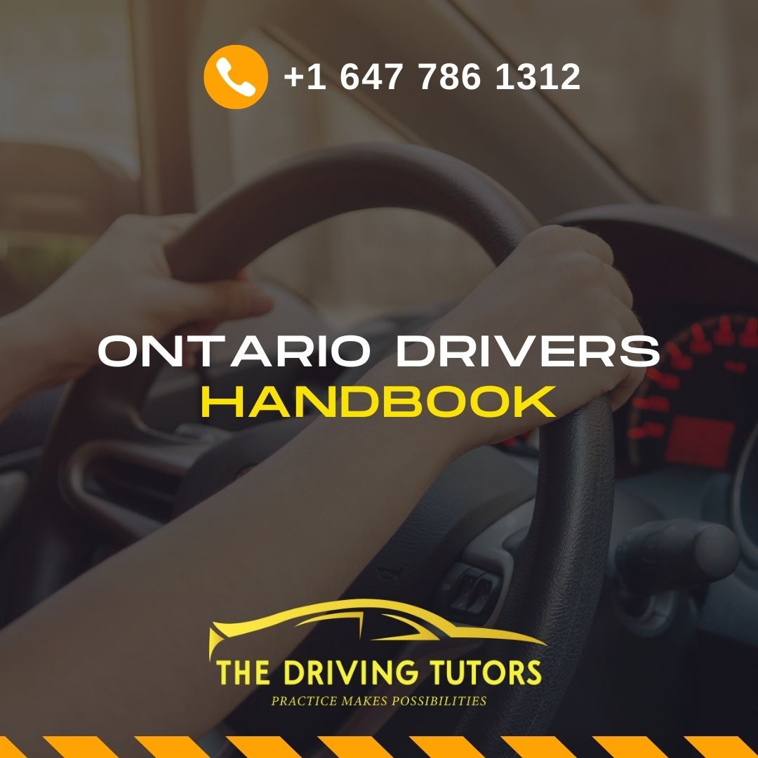 ONTARIO DRIVERS HANDBOOK Rules And Regulations For Traffic The