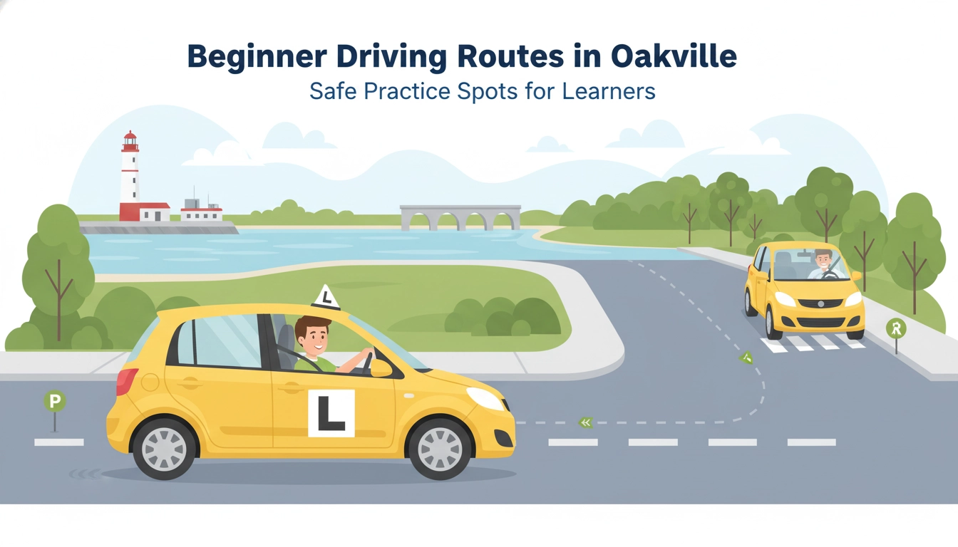 Beginner-Friendly Driving Routes In Oakville For Learners And New Drivers