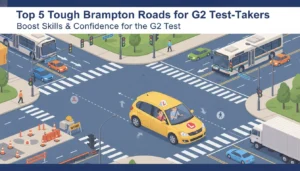 Top 5 Brampton Roads That Are Tough for G2 Test-Takers