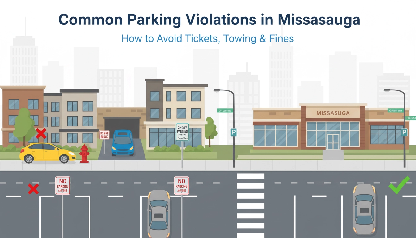Common Parking Violations in Mississauga: How To Avoid Them