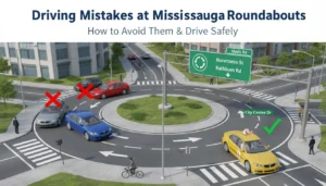 Driving Mistakes at Mississauga Roundabouts