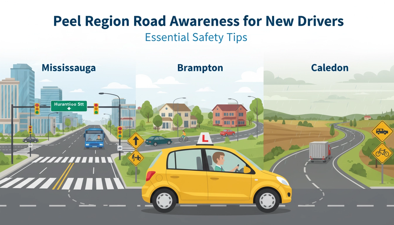 New Drivers Must Be Aware When Navigating Peel Region Roads!