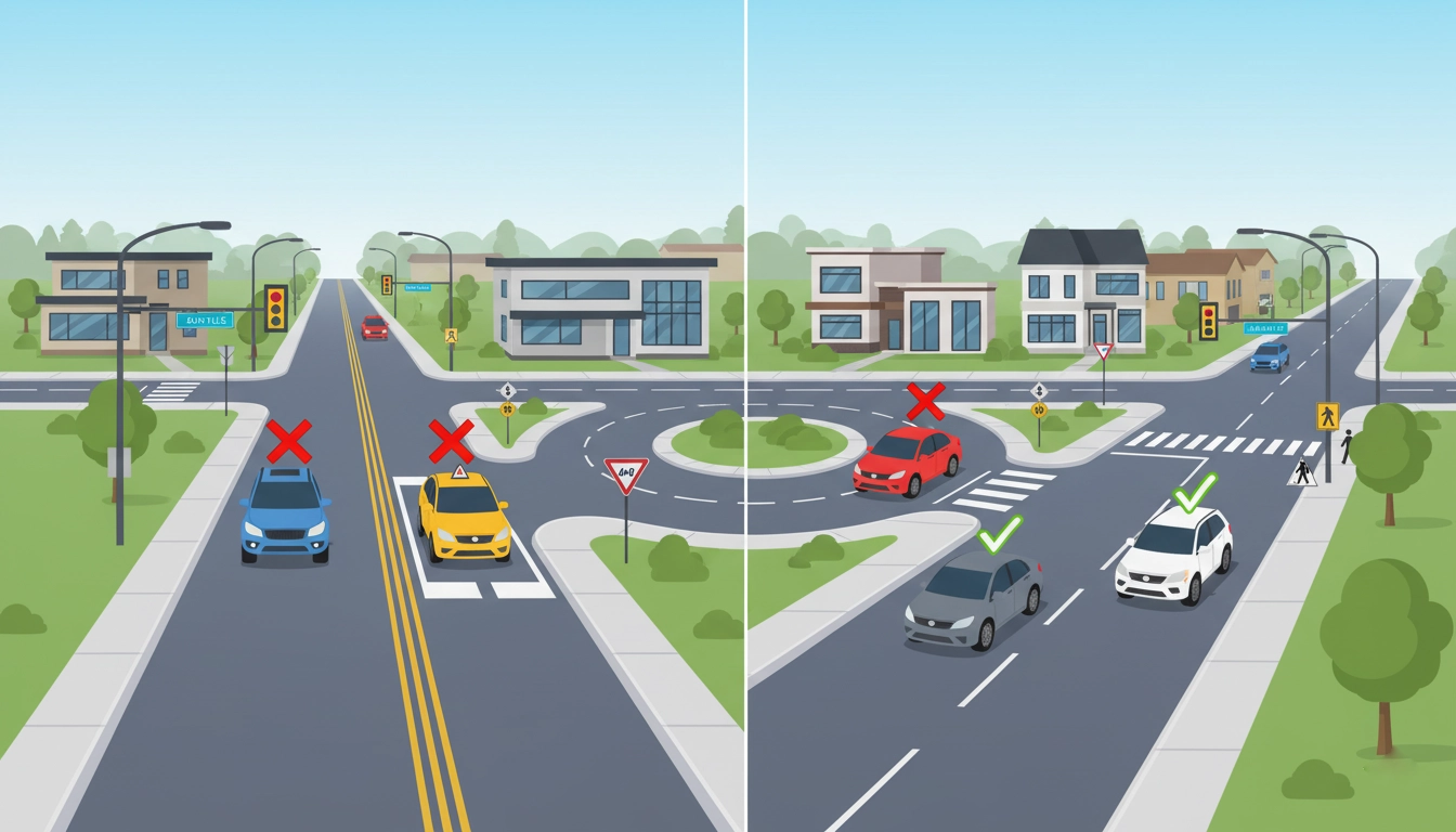 Oakville Roads Where Drivers Often Slip Up