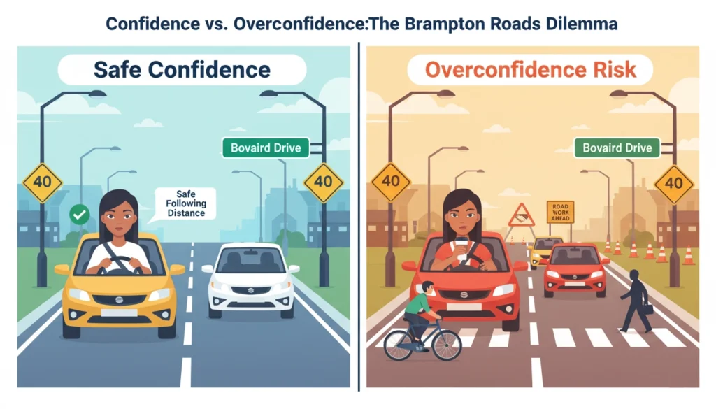 How Overconfidence Impacts Safety for New Drivers in Brampton