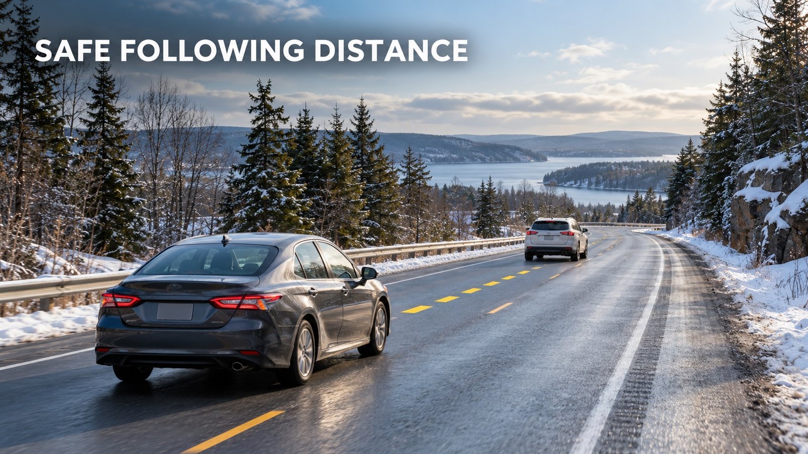 How to Calculate a Safe Following Distance in Ontario, Canada for Different Driving Conditions